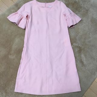 レッドヴァレンティノ(RED VALENTINO)のred valentino 袖フリルワンピース(ひざ丈ワンピース)