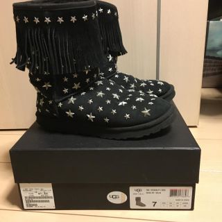 ジミーチュウ(JIMMY CHOO)の最終セール ジミーチュウ UGGコラボスタッズムートンブーツ 7(ブーツ)