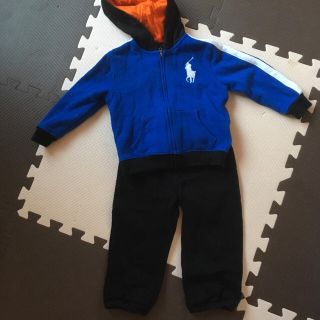 ポロラルフローレン(POLO RALPH LAUREN)のラルフローレン☆裏起毛パーカージャージ上下パンツセット☆サイズ90(その他)