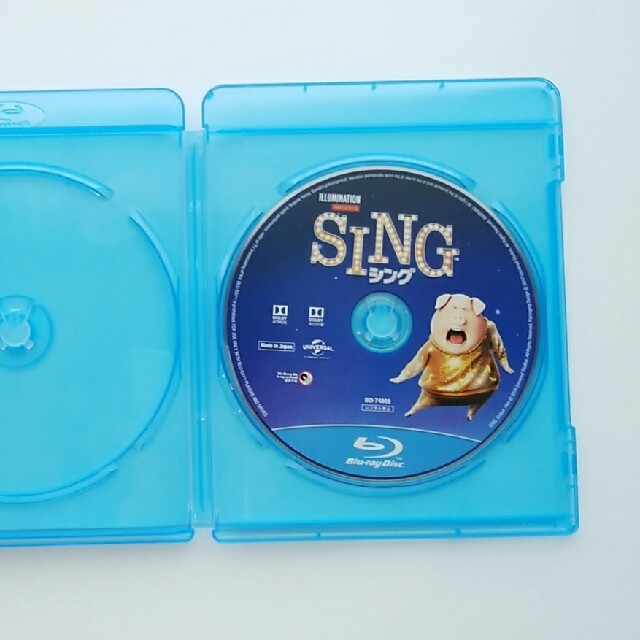 UNIVERSAL ENTERTAINMENT(ユニバーサルエンターテインメント)のあかりん様専用「SING シング」ブルーレイ＆正規ケース エンタメ/ホビーのDVD/ブルーレイ(キッズ/ファミリー)の商品写真