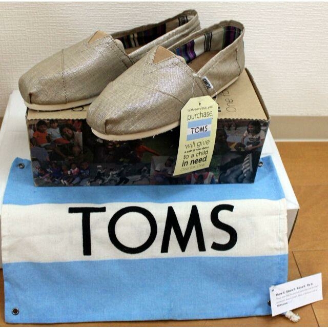 TOMS(トムズ)のTOMS・トムズ・27.0ｃｍ・US10.0・レディース・リネン・麻 レディースの靴/シューズ(スリッポン/モカシン)の商品写真