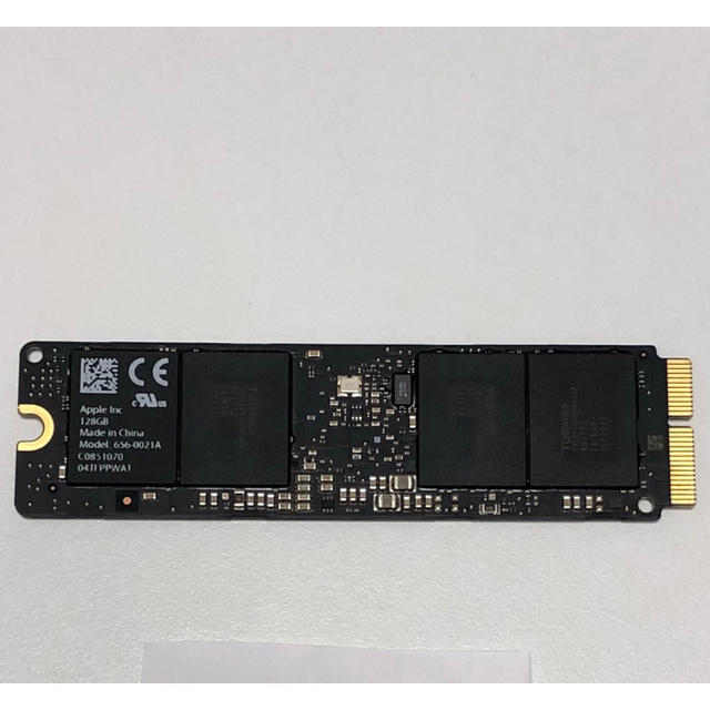 Mac (Apple)(マック)のMacbook Air SSD 128GB 2015年モデル搭載品 スマホ/家電/カメラのPC/タブレット(PC周辺機器)の商品写真