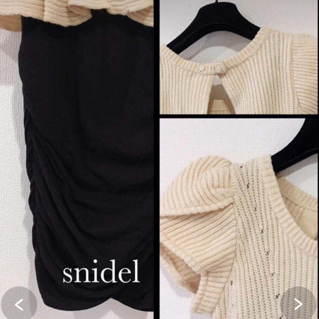 SNIDEL(スナイデル)のsnidelニットワンピース🌹S レディースのワンピース(ひざ丈ワンピース)の商品写真