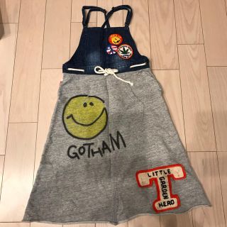 ゴッサム(GOTHAM)の美品 ゴッサム サロペスカート 120センチ(スカート)