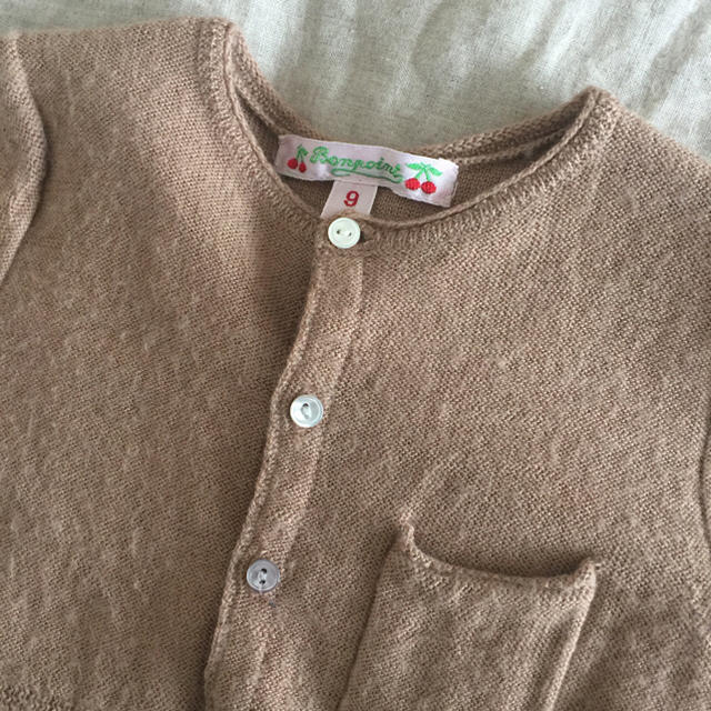 新品 ボンポワン カシミヤ ロンパース セーター-