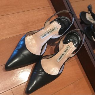 マノロブラニク(MANOLO BLAHNIK)のManolo Blahnik★マノロブラニク★ローヒールパンプス37(ハイヒール/パンプス)