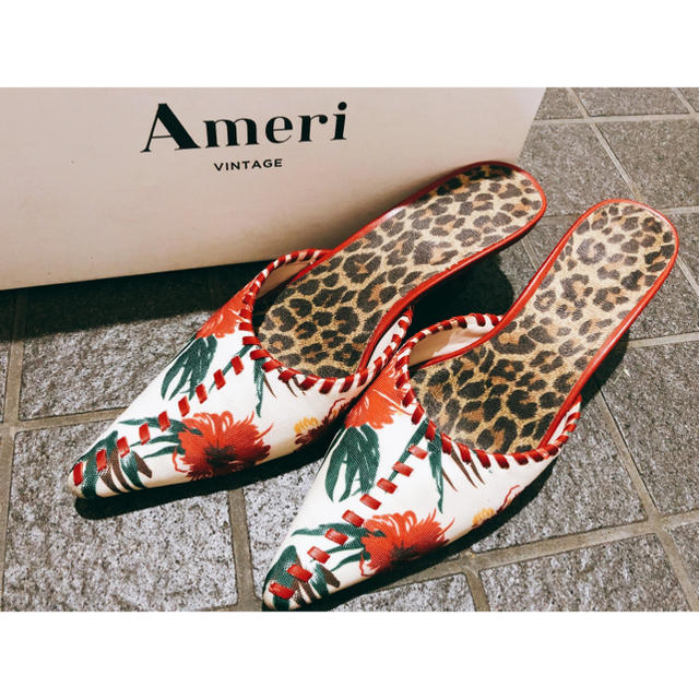 Ameri VINTAGE(アメリヴィンテージ)のしみここ様専用 ameri アリソンミュール レディースの靴/シューズ(ミュール)の商品写真