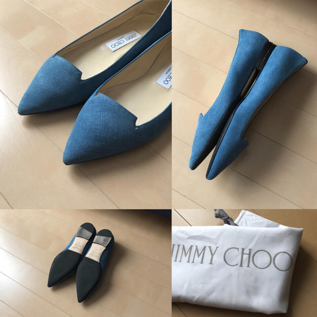 JIMMY CHOO(ジミーチュウ)の美品、JIMMYCHOO ジミーチュウ☆Attila☆フラットシューズ レディースの靴/シューズ(バレエシューズ)の商品写真