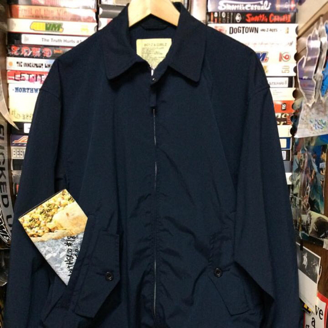 ファッションなデザイン BEAMS SSZ BIG DRIZZLER JACKET L ネイビー