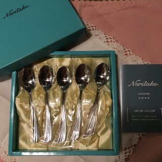 ノリタケ(Noritake)の新品未使用☆ノリタケ コーヒースプーン  箱入り(カトラリー/箸)