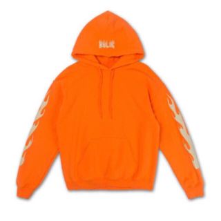 オフホワイト(OFF-WHITE)の確実正規品！！ kylie fire foodi パーカー Lサイズ(パーカー)