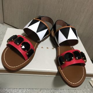 マルニ(Marni)のHIRO様専用★MARNI★マルニ★ビジューサンダル★サンダル★マルジェラ(サンダル)