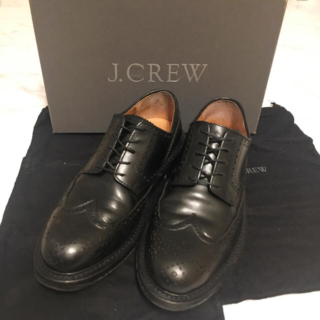 J.Crew(ジェイクルー)のj.crew 革靴 レザーシューズ ウイングチップ メンズの靴/シューズ(ドレス/ビジネス)の商品写真