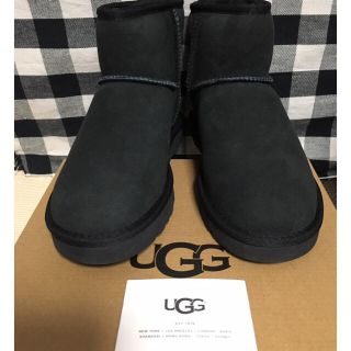 アグ(UGG)の今どきナウい様専用【新品】UGG クラシックミニ Ⅱ ブーツ（ブラック約23㎝）(ブーツ)