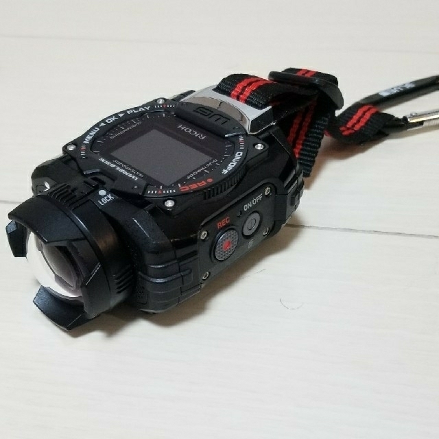 RICOH(リコー)のRICOH WG-m1 ブラック ウェアラブルカメラ スマホ/家電/カメラのカメラ(コンパクトデジタルカメラ)の商品写真