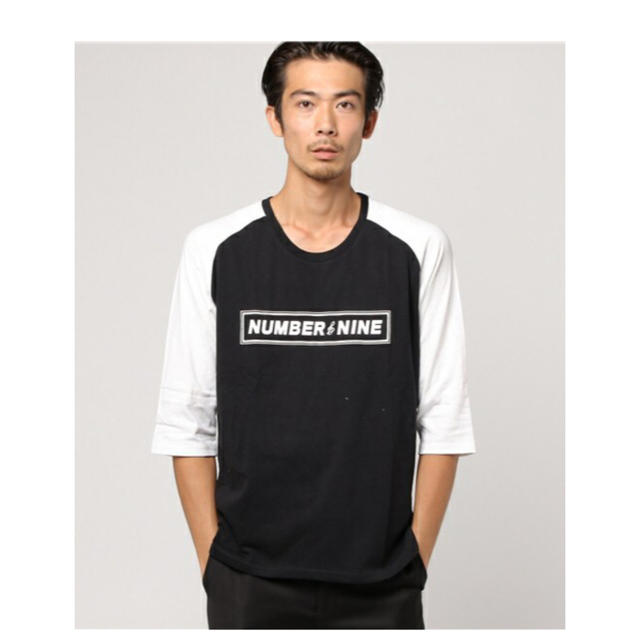 NUMBER (N)INE(ナンバーナイン)の新品★NUMBER (N)INE ナンバーナイン7分袖 BOXロゴTシャツ メンズのトップス(Tシャツ/カットソー(半袖/袖なし))の商品写真