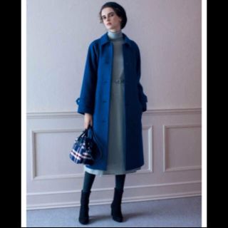 ミラオーウェン(Mila Owen)の大幅値下げ milaowen   ステンカラーコート BLU 0 2017aw(ロングコート)