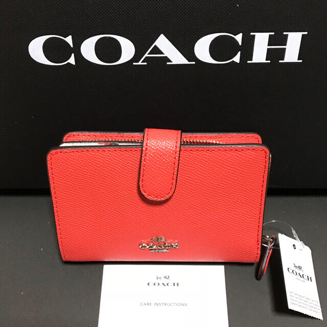 最新作 COACH 二つ折り財布