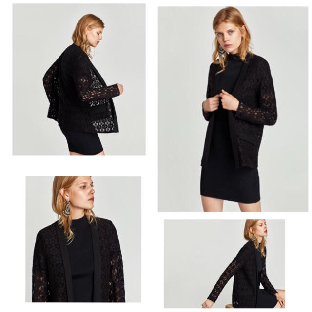 ZARA - ZARA/ザラ レースブレザー レースジャケットの通販 by ZARA - ZARA/ザラ レースブレザー レースジャケットの通販 by