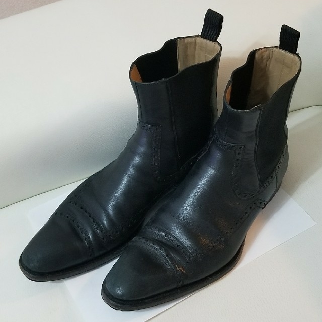 Gucci(グッチ)のGUCCI メンズサイドゴアショートブーツ size 40 メンズの靴/シューズ(ブーツ)の商品写真