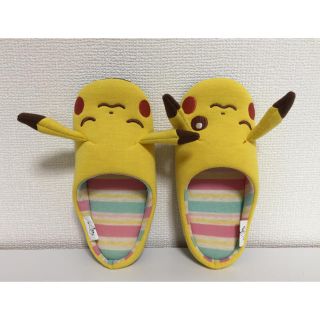 ポケモン(ポケモン)の★美品★ポケモン♡ピカチュウ♡スリッパ♡ルームシューズ♡子供用♡ポケモンセンター(スリッパ)