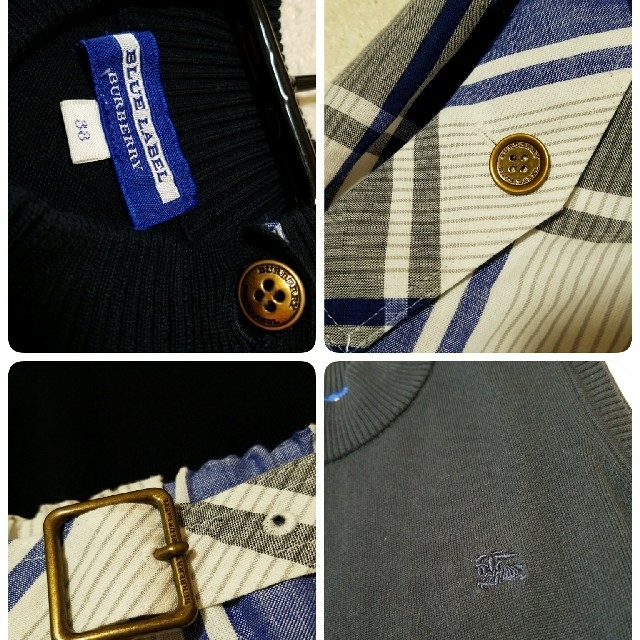 BURBERRY BLUE LABEL(バーバリーブルーレーベル)のバーバリー・ブルーレーベル♥ワンピース レディースのワンピース(ミニワンピース)の商品写真