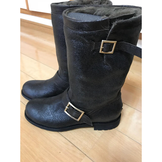 限定30%OFF JIMMY CHOO バイカーブーツ☆美品37ハーフの通販 by