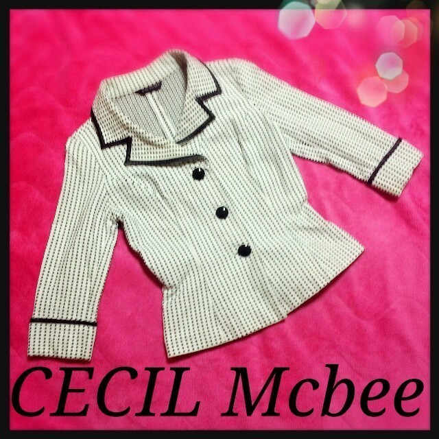 CECIL McBEE(セシルマクビー)のCECILMcbee♡タイトジャケット レディースのジャケット/アウター(ノーカラージャケット)の商品写真