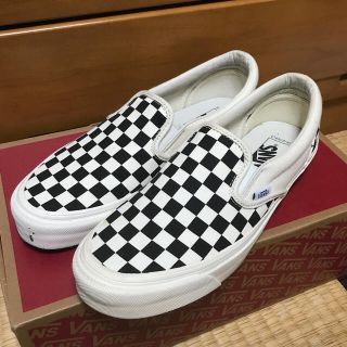 バンズボルト(VANS VAULT)のvans valut checkerboard スリッポン(スリッポン/モカシン)