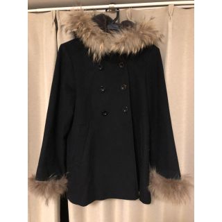 ザラ(ZARA)のポンチョ風 ファーコート(ポンチョ)