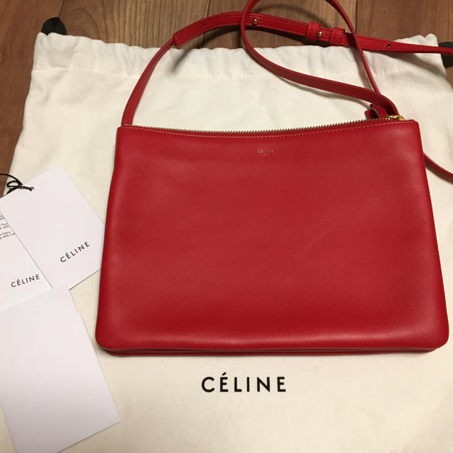 新しく着き セリーヌ こああ - celine ラージ トリオ ショルダーバッグ