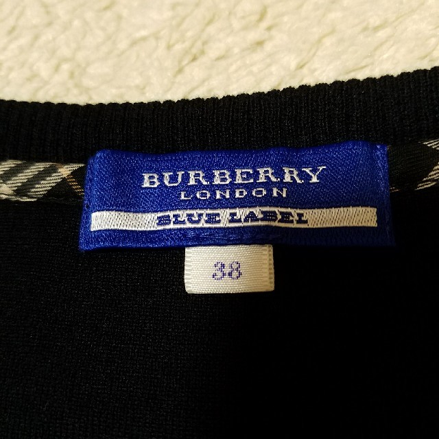 BURBERRY BLUE LABEL(バーバリーブルーレーベル)のバーバリー・ブルーレーベル♥黒半袖カットソー レディースのトップス(カットソー(半袖/袖なし))の商品写真