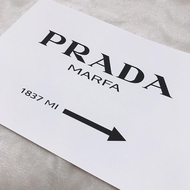 PRADA(プラダ)のPRADA インテリアポスター インテリア/住まい/日用品のインテリア小物(フォトフレーム)の商品写真