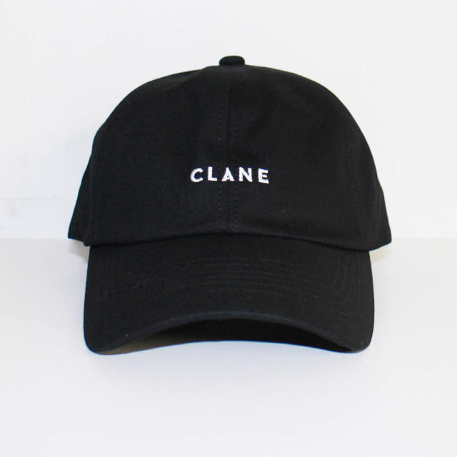 STUDIOUS(ステュディオス)の新品タグ付き★ CLANE CAP -ロゴキャップ - BLACK レディースの帽子(キャップ)の商品写真