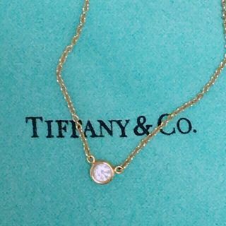 ティファニー(Tiffany & Co.)の【専用出品】ティファニー バイザヤード ネックレス k18 0.08ct(ネックレス)