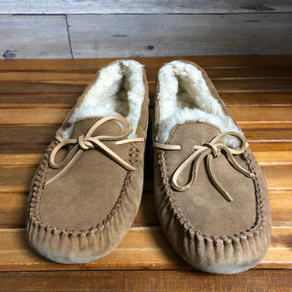 UGGモカシン　ダコタ　デニム　スリッポン　ムートン