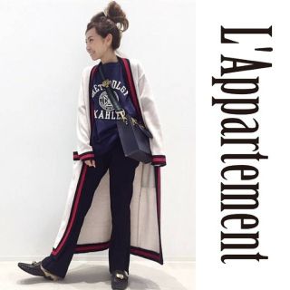 アパルトモンドゥーズィエムクラス(L'Appartement DEUXIEME CLASSE)の新品◆定価以下◆アパルトモン◆longラインカーディガン◆日曜日sale☆(カーディガン)