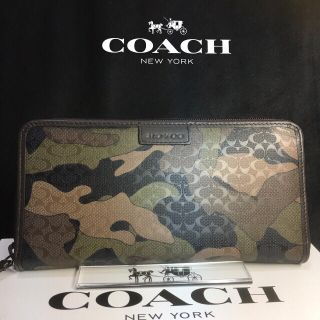 コーチ(COACH)の限定セール❣️新品コーチ長財布F74546ミニシグ カモフラ迷彩柄(長財布)