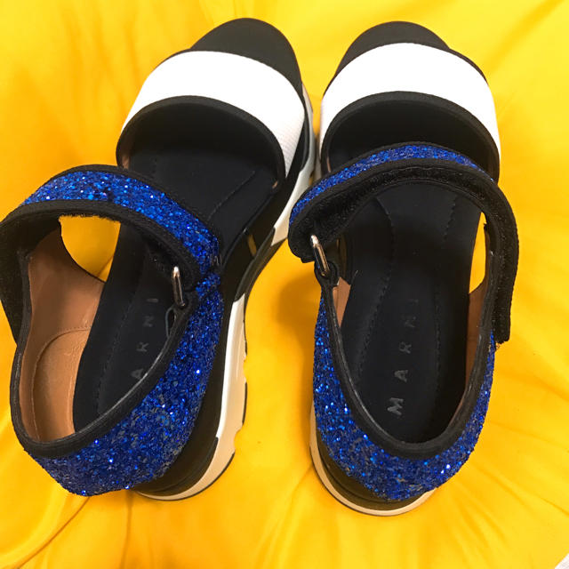 ＊＊MARNI glitter sandals blue summer＊靴/シューズ
