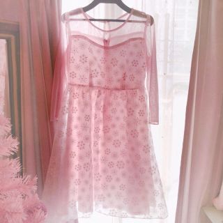 ミルク(MILK)のMILK ☆ アレンデールDress  Pink(ひざ丈ワンピース)