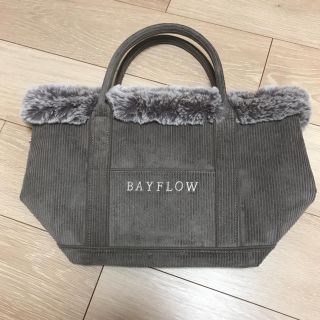 ベイフロー(BAYFLOW)のファーバック(トートバッグ)