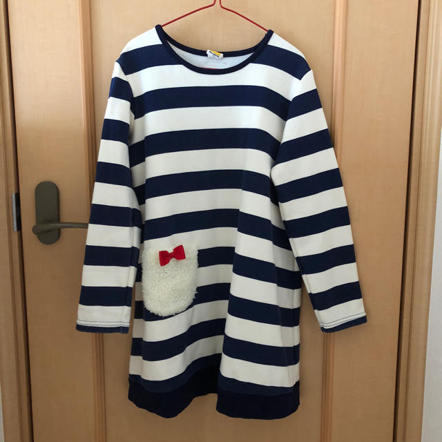 mou jon jon(ムージョンジョン)のワンピース キッズ/ベビー/マタニティのキッズ服女の子用(90cm~)(ワンピース)の商品写真