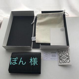 ロエベ(LOEWE)のロエベ  財布  黒 コンパクトタイプ(財布)