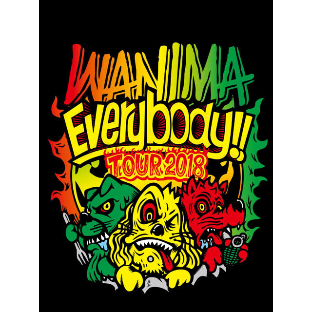 WANIMA エビバデ EVBD Tシャツ L Everybodyツアー 超大特価