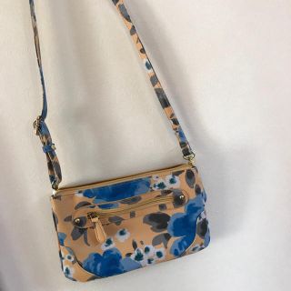 パサージュミニョン(passage mignon)の美品♥お洒落可愛い 花柄 ショルダーバッグ(ショルダーバッグ)