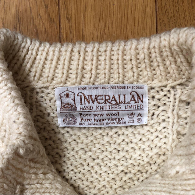 INVERALLAN(インバーアラン)の【値下げ！】インバーアラン 4A  【茶タグ】【サイズ34】 メンズのトップス(ニット/セーター)の商品写真