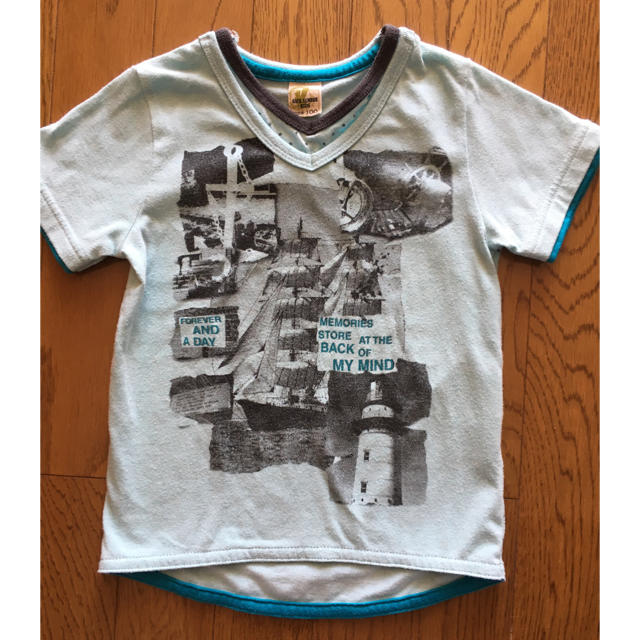 BACK NUMBER(バックナンバー)の重ね着風 Tシャツ 100 キッズ/ベビー/マタニティのキッズ服男の子用(90cm~)(Tシャツ/カットソー)の商品写真