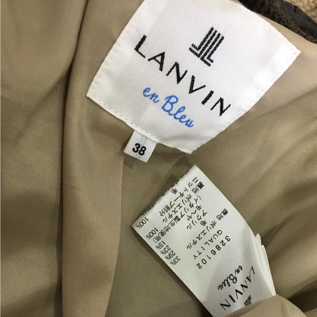 LANVIN en Bleu(ランバンオンブルー)のアミ様専用♡レディース コート LANVIN en Bleu size 38 レディースのジャケット/アウター(ロングコート)の商品写真