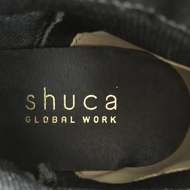 shuca GLOBALWORK(シュカグローバルワーク)のglobal work shuca ブーツ Mサイズ レディースの靴/シューズ(ブーツ)の商品写真