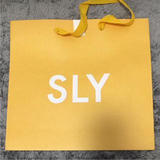 スライ(SLY)の美品♡SLYショッパー(ショップ袋)